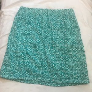Ann Taylor skirt aqua pencil